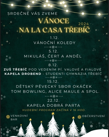 Vánoce na La Casa Třebíč 2024