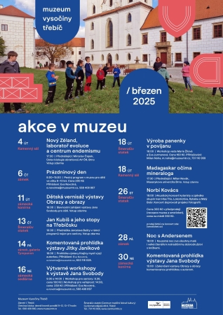 Akce březen 2025 (Muzeum Vysočiny Třebíč)
