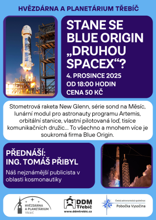 Přednáška Stane se Blue Origin druhou Spacex?