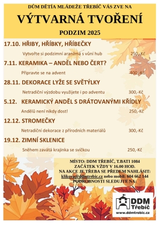 Výtvarná tvoření - keramický anděl s drátovanými křídly