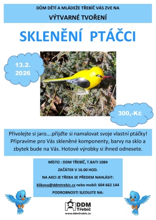 Sklenění ptáčci