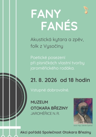 Fany Fanés v Muzeu O. Březiny