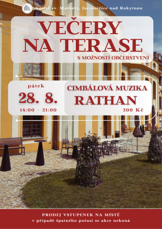 Večer na terase s cimbálovou muzikou RATHAN
