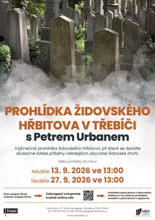 Prohlídky židovského hřbitova v Třebíči
